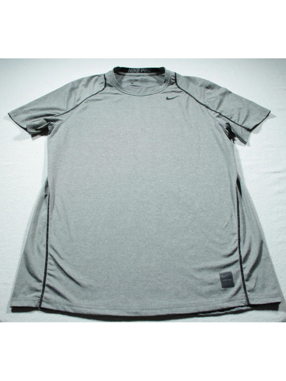 Men's Nike Pro Dri-Fit Fitted T-Shirt Gray L